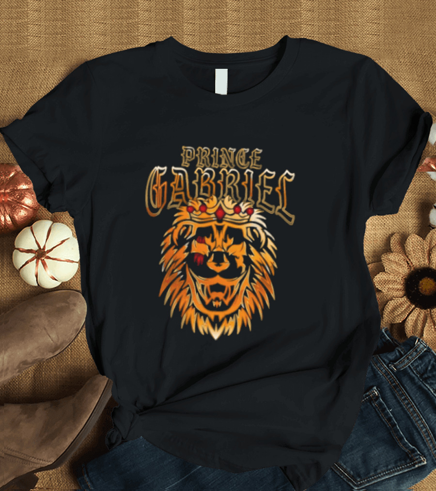 Prince Gabriel Lion King Crown Royal King T-Shirt