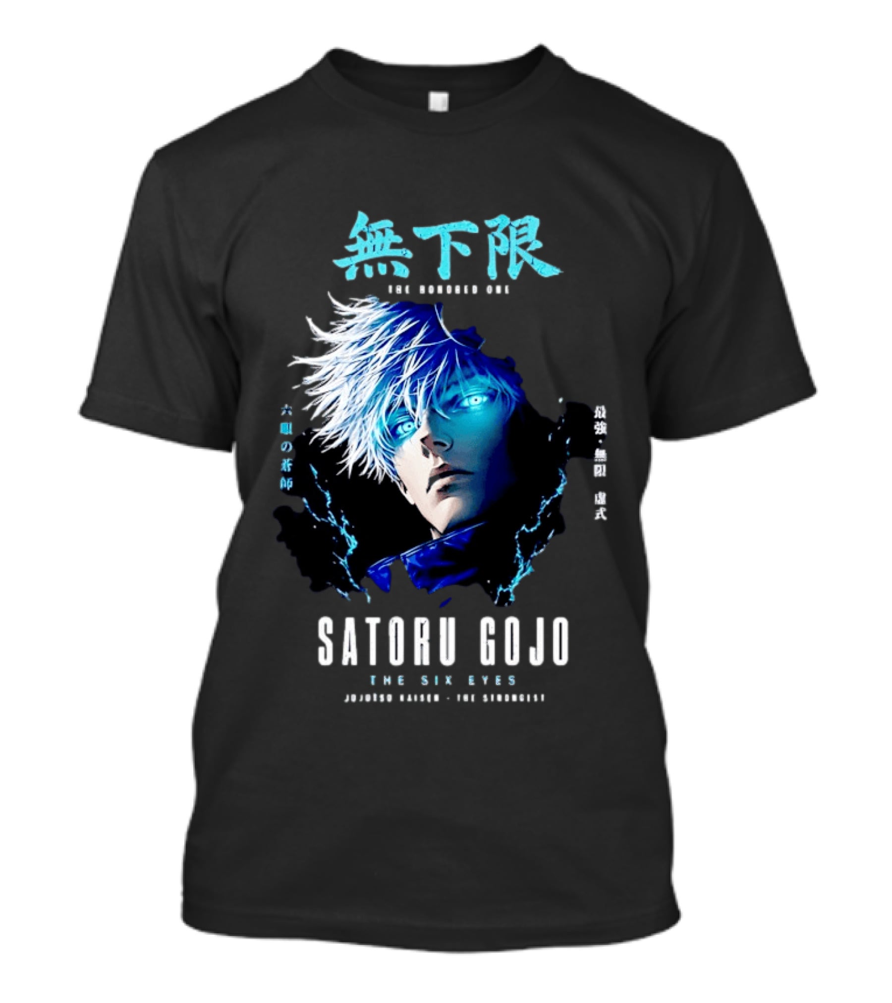 Satoru Gojo The Six Eyes Jujutsu Kaisen The Honored One T-Shirt