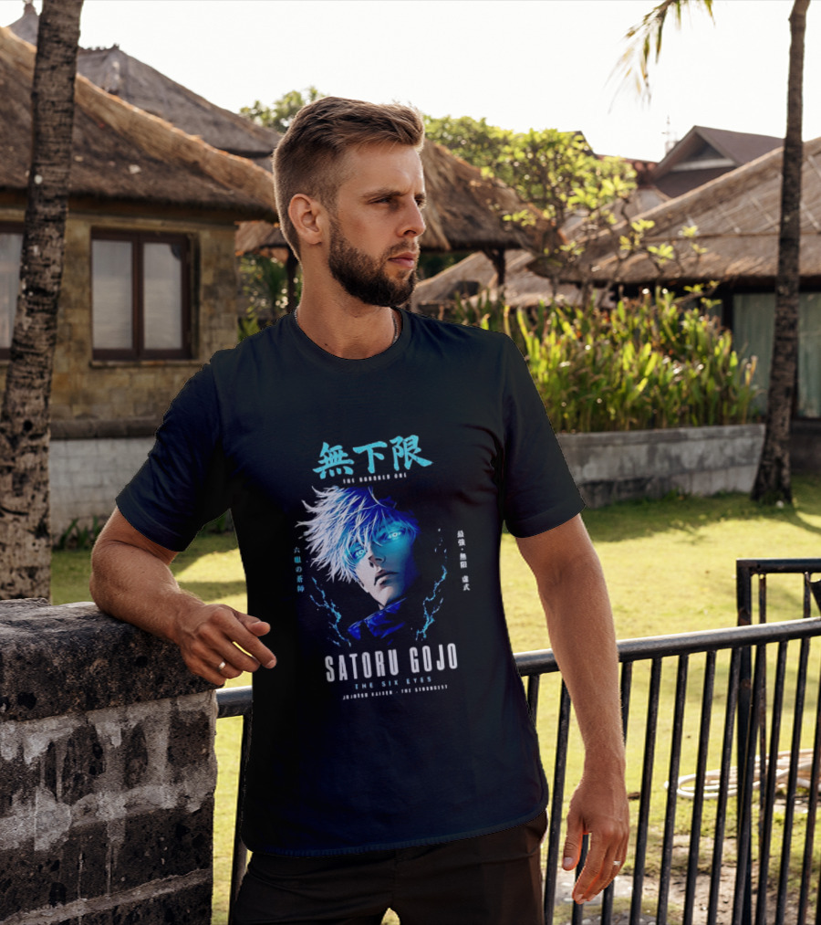 Satoru Gojo The Six Eyes Jujutsu Kaisen The Honored One T-Shirt