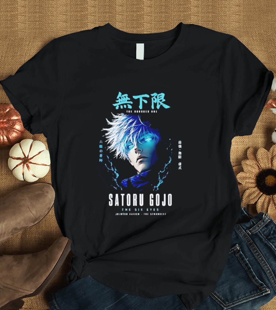 Satoru Gojo The Six Eyes Jujutsu Kaisen The Honored One T-Shirt