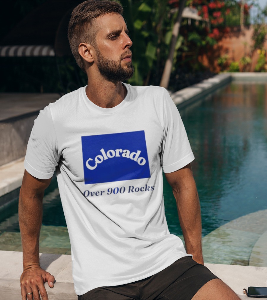 Colorado Over 900 Rocks Geology Nature Humor Celebration Stone Enthusiasts T-Shirt