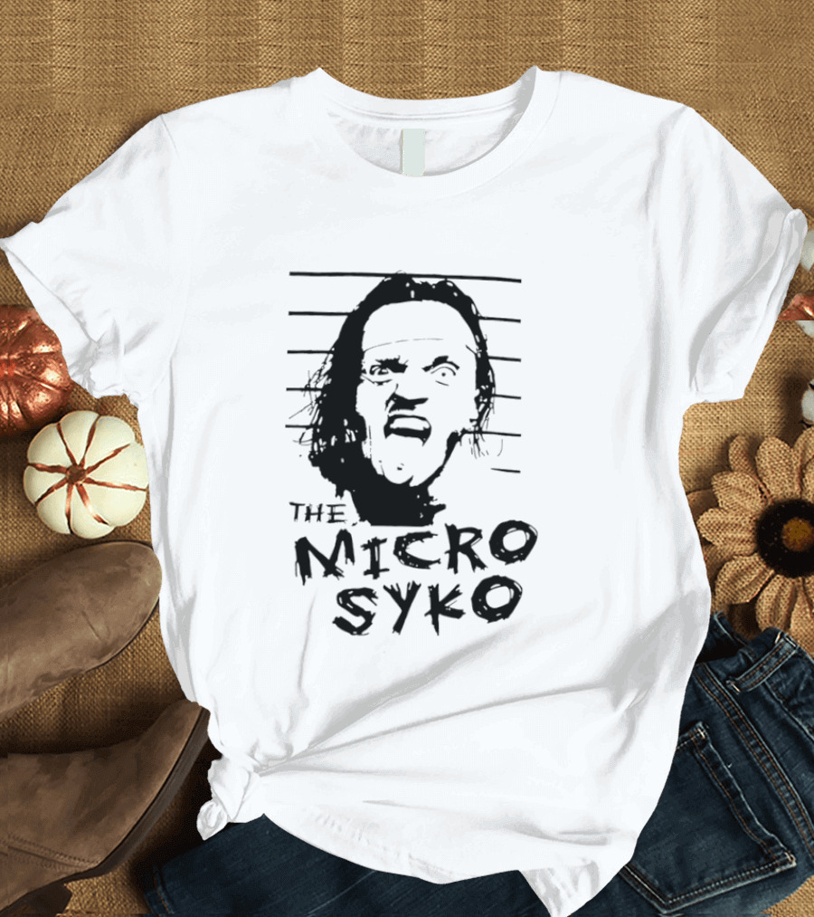 John Weena Wearing The Micro Syko Iconic Face T-Shirt