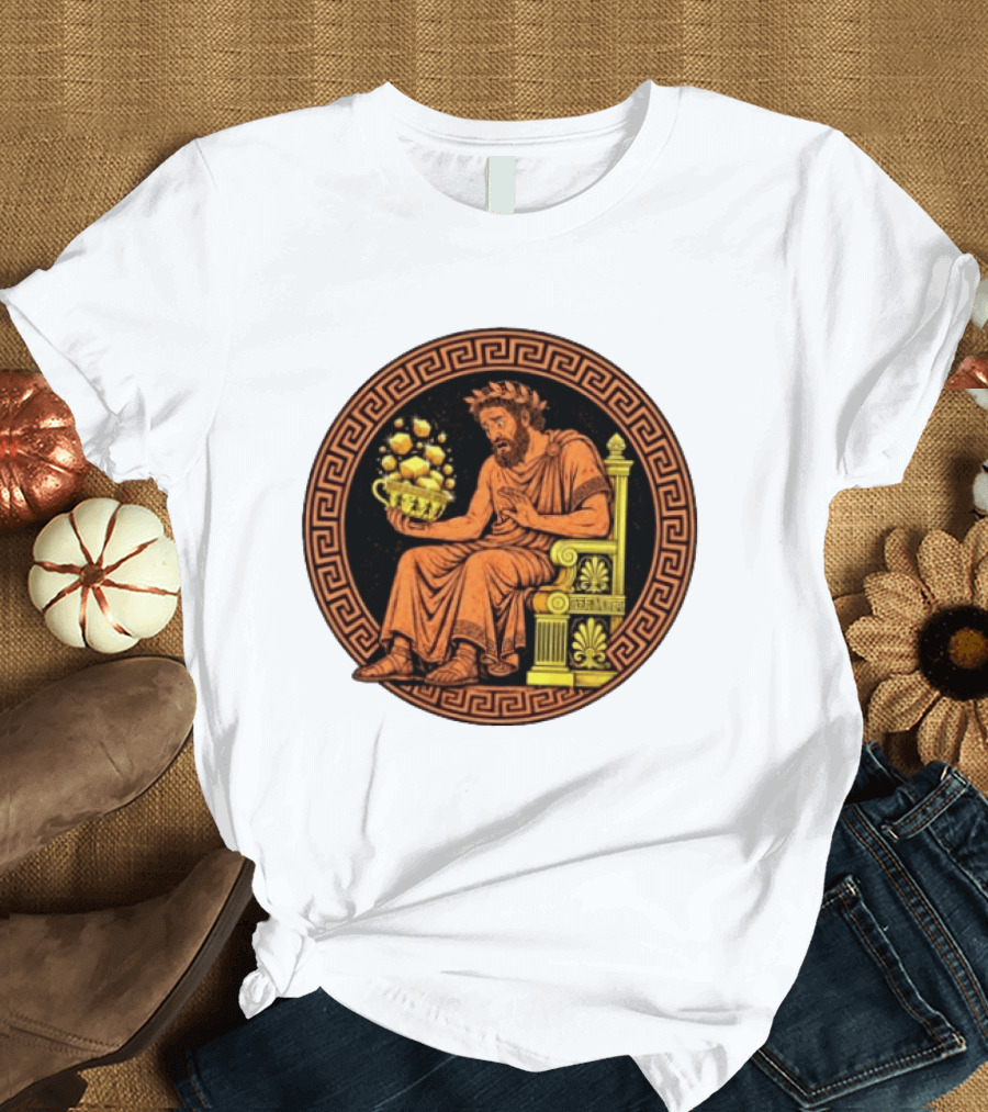 King Midas Ancient Greek Mythology Gold Transformative Touch T-Shirt
