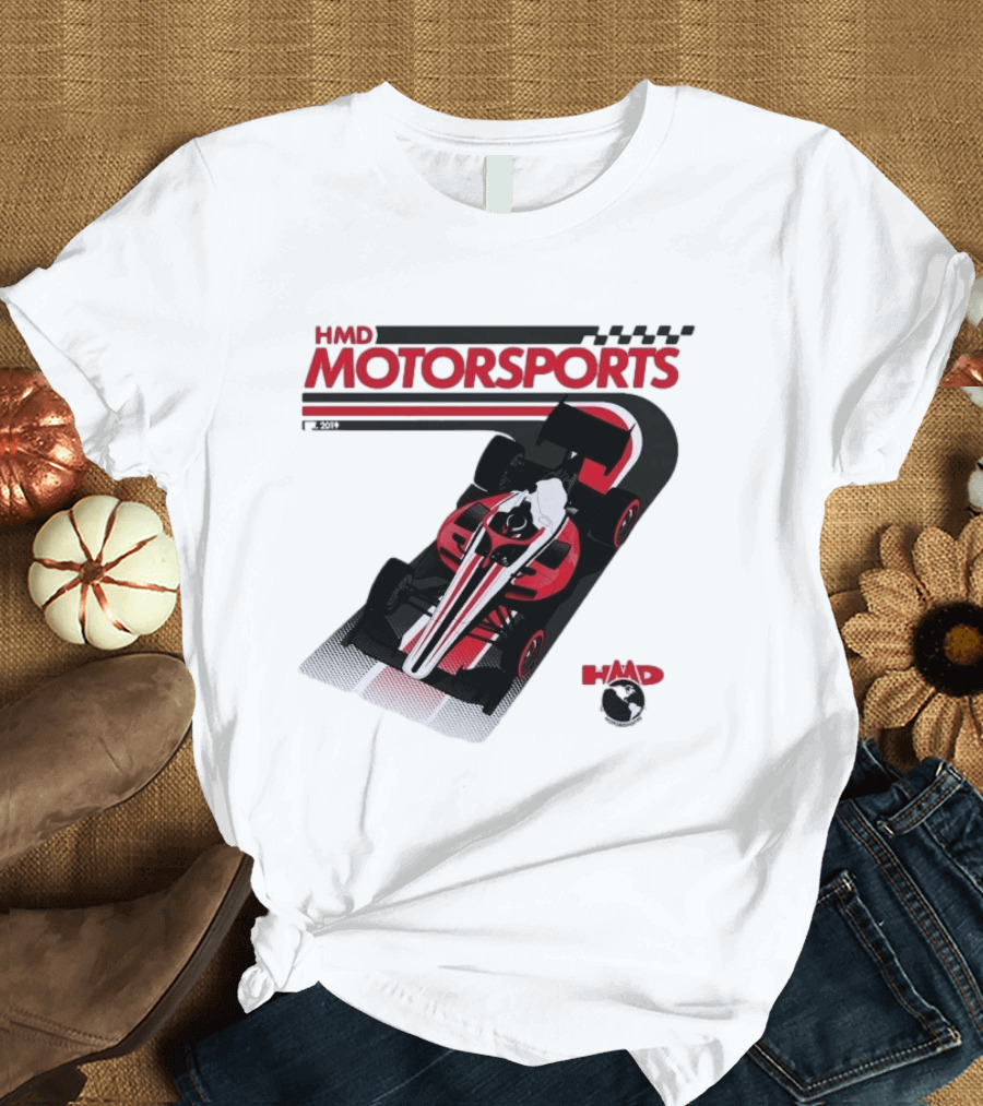 HMD Motorsports Indy NXT 2026 Racing Car T-Shirt