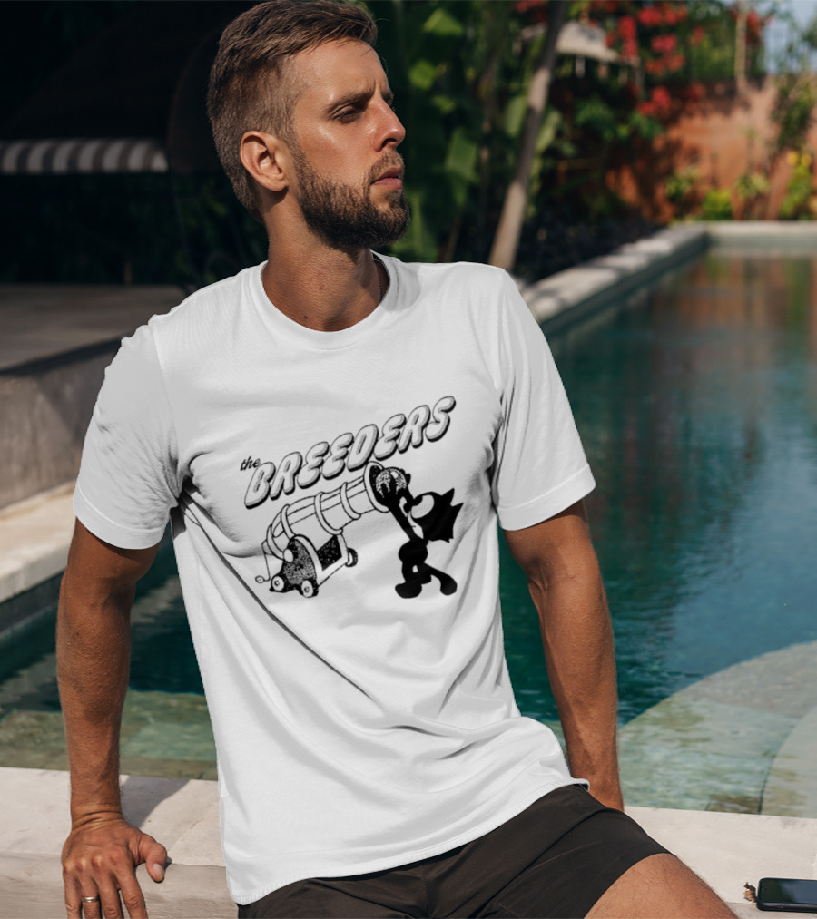 The Breeders Felix The Cat Cannon Alternative Rock T-Shirt