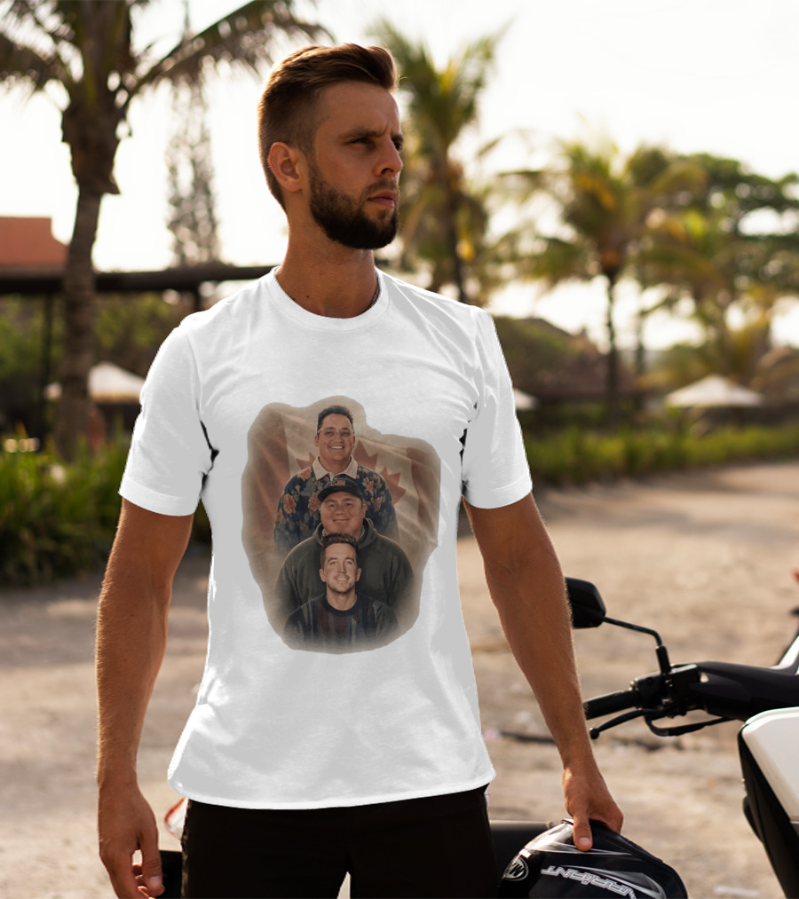 The Nelk Boys Kyle Forgeard SteveWillDoIt Canadian Flag T-Shirt