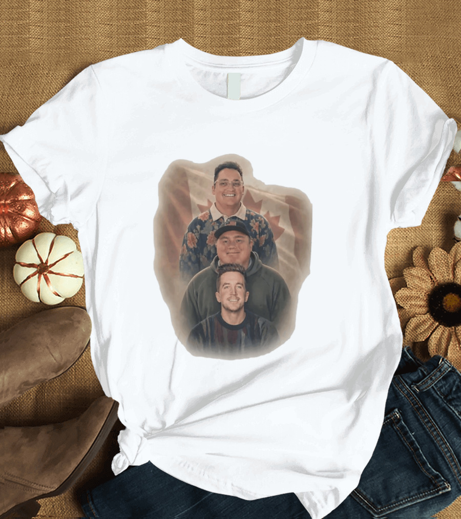 The Nelk Boys Kyle Forgeard SteveWillDoIt Canadian Flag T-Shirt