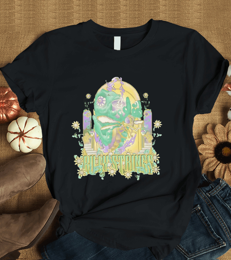 Billy Strings Summer 2026 Tour Cicada Rider Psychedelic Flower Mandala T-Shirt