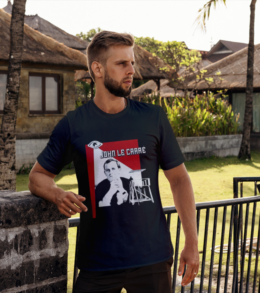 John Le Carré Spy Fiction Author Espionage Tower T-Shirt