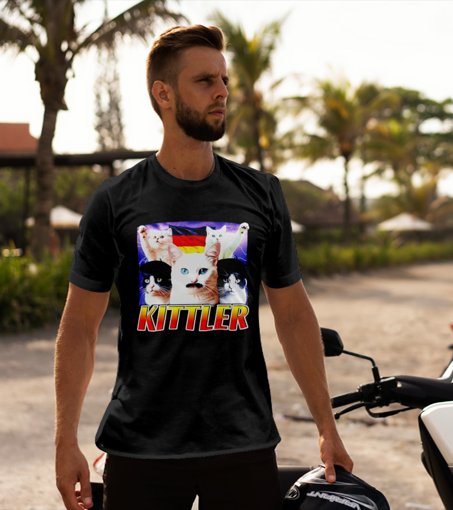 Kittler Cats With German Flag And Cats T-Shirt