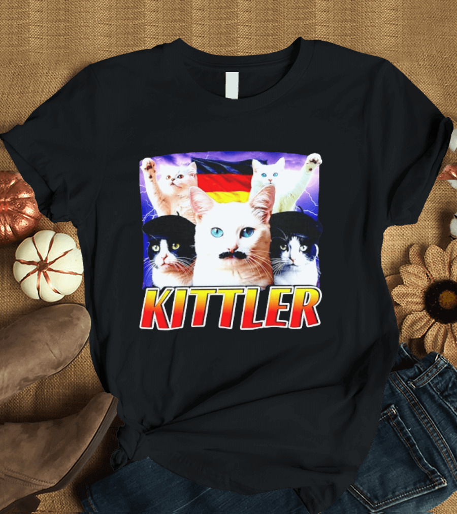 Kittler Cats With German Flag And Cats T-Shirt