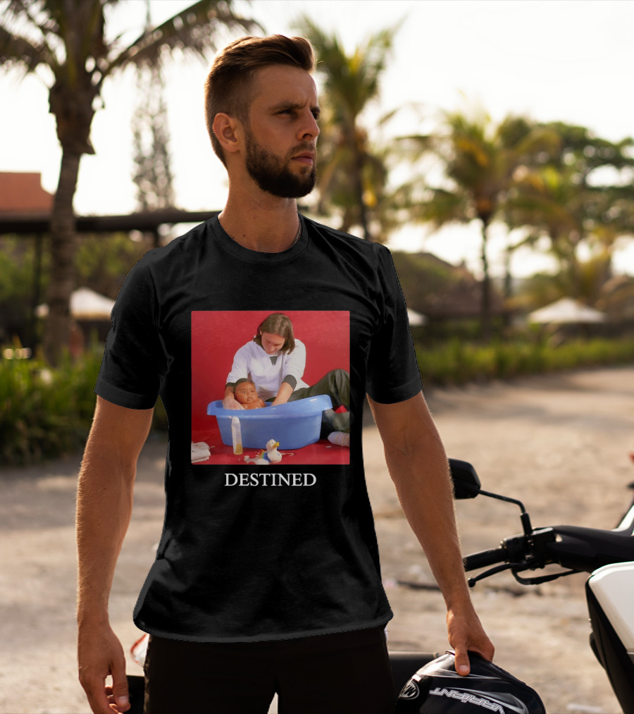 Lionel Messi Lamine Yamal Baby Bath Destined T-Shirt