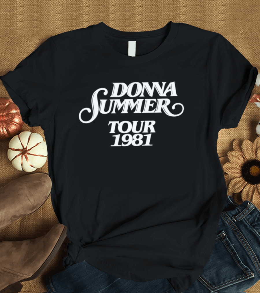 Maxx Morando Wearing Donna Summer Tour 1981 T-Shirt