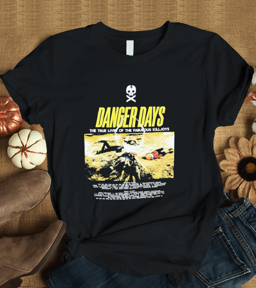 Danger Days The True Lives Of The Fabulous Killjoys Album Cover Art My Chemical Romance T-Shirt