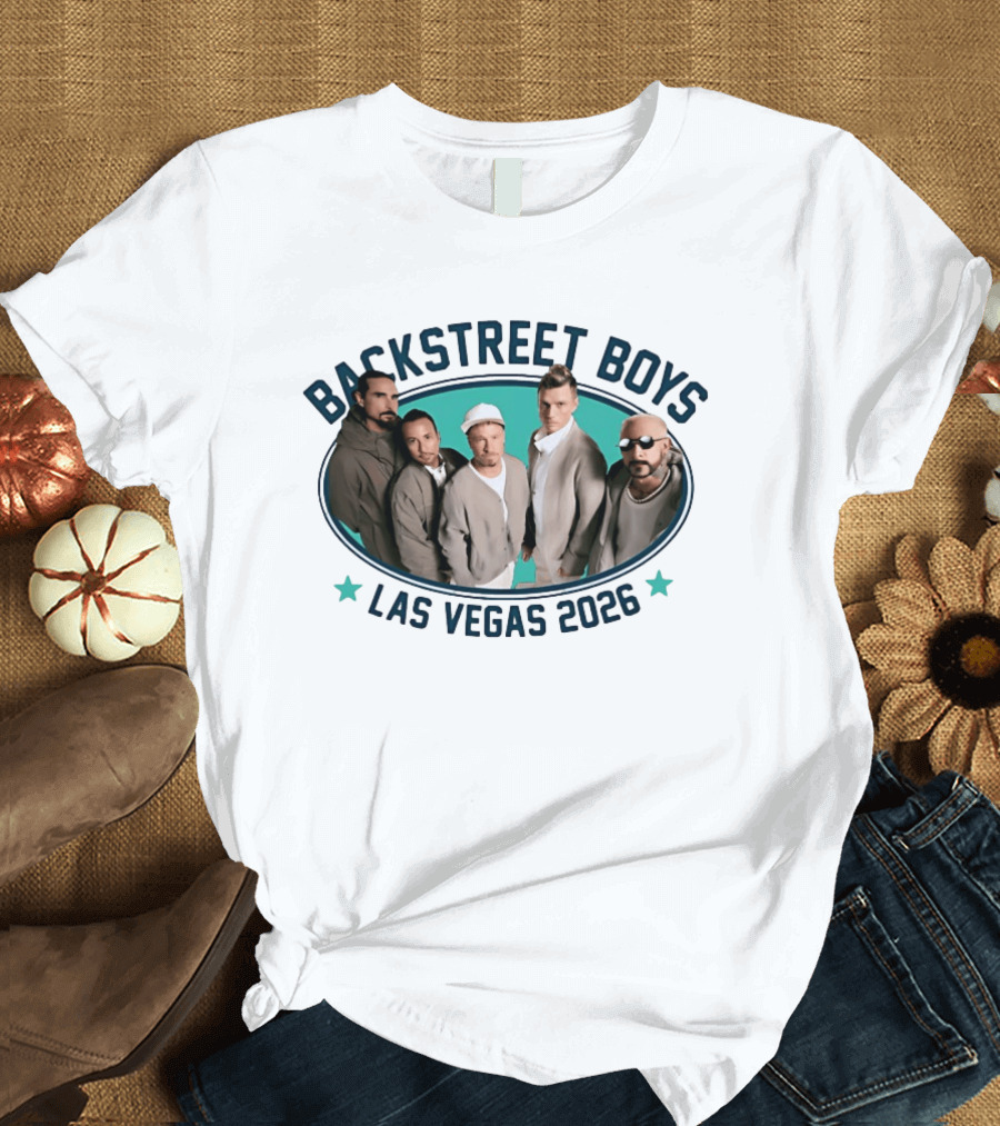 Backstreet Boys Las Vegas 2026 Reunion Event With Boy Band Legends T-Shirt