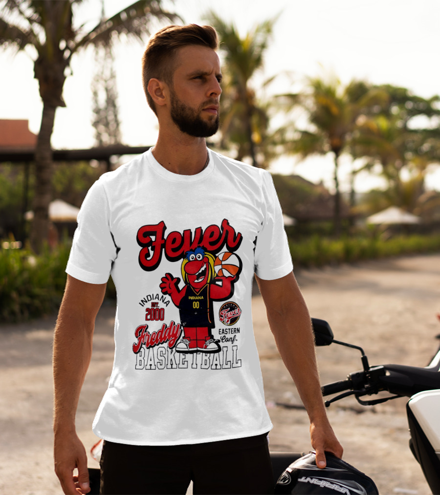 Freddy Indiana Fever Basketball Est 2000 Eastern Conf T-Shirt