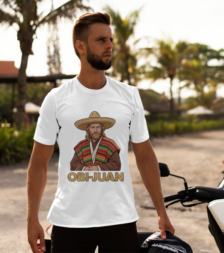 Obi Juan Sombrero Hat Poncho Mexican Star Wars T-Shirt