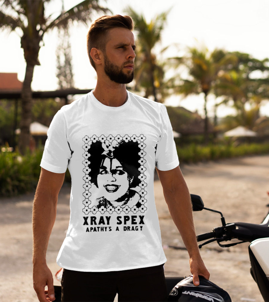 X Ray Spex Apathy's A Drag Poly Styrene Iconic Punk T-Shirt