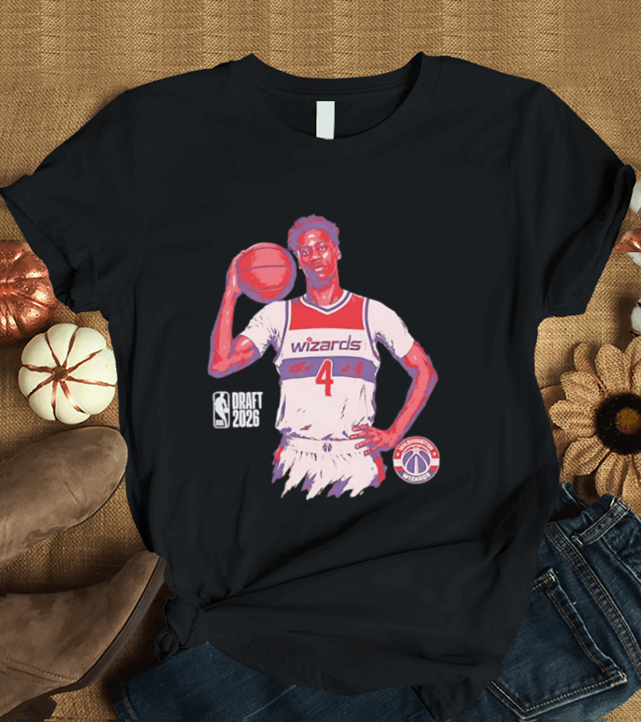 AJ Dybantsa Washington Wizards NBA Draft 2026 Basketball Fan T-Shirt