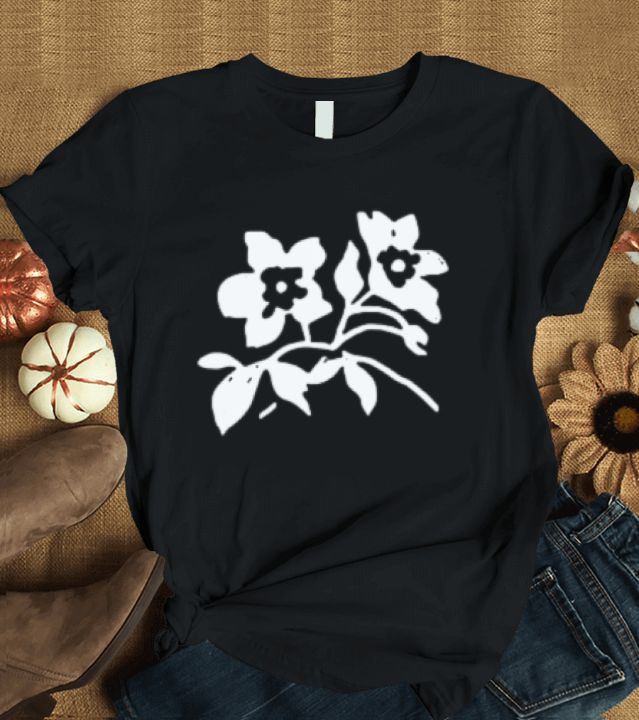 Flower It Was Time This Whole Time 2 Sided T-Shirt