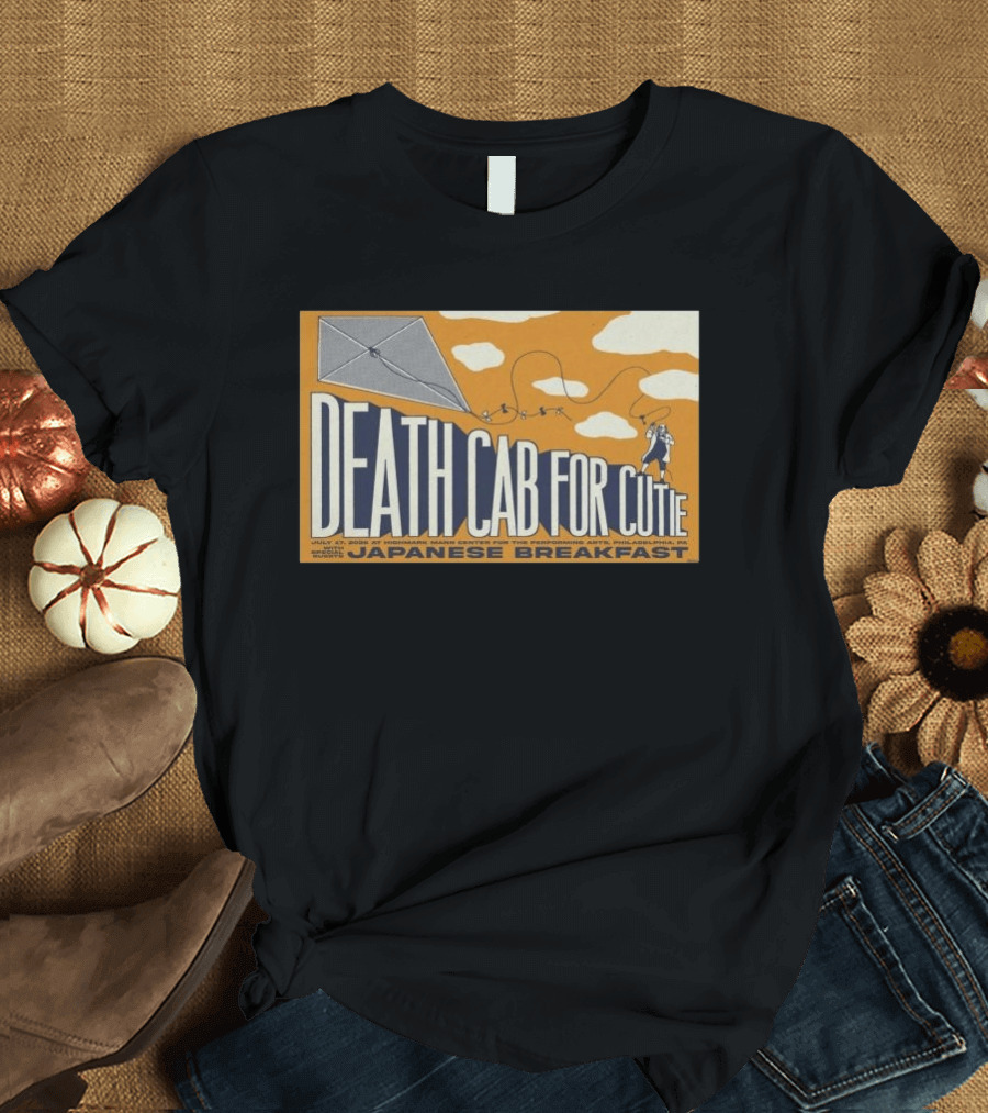 Death Cab For Cutie With Japanese Breakfast TD Pavilion Philadelphia PA July 17 2026 Kite T-Shirt