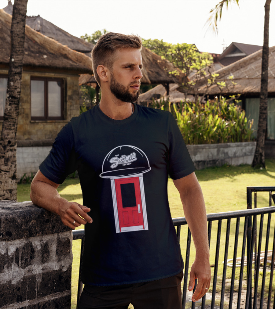 Section 10 Red Tavern Door Fenway Style Hat T-Shirt
