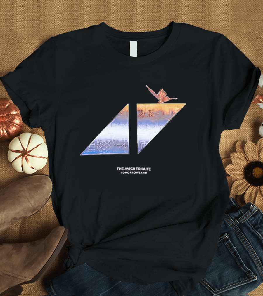 Tomorrowland X Avicii Tribute Butterfly T-Shirt