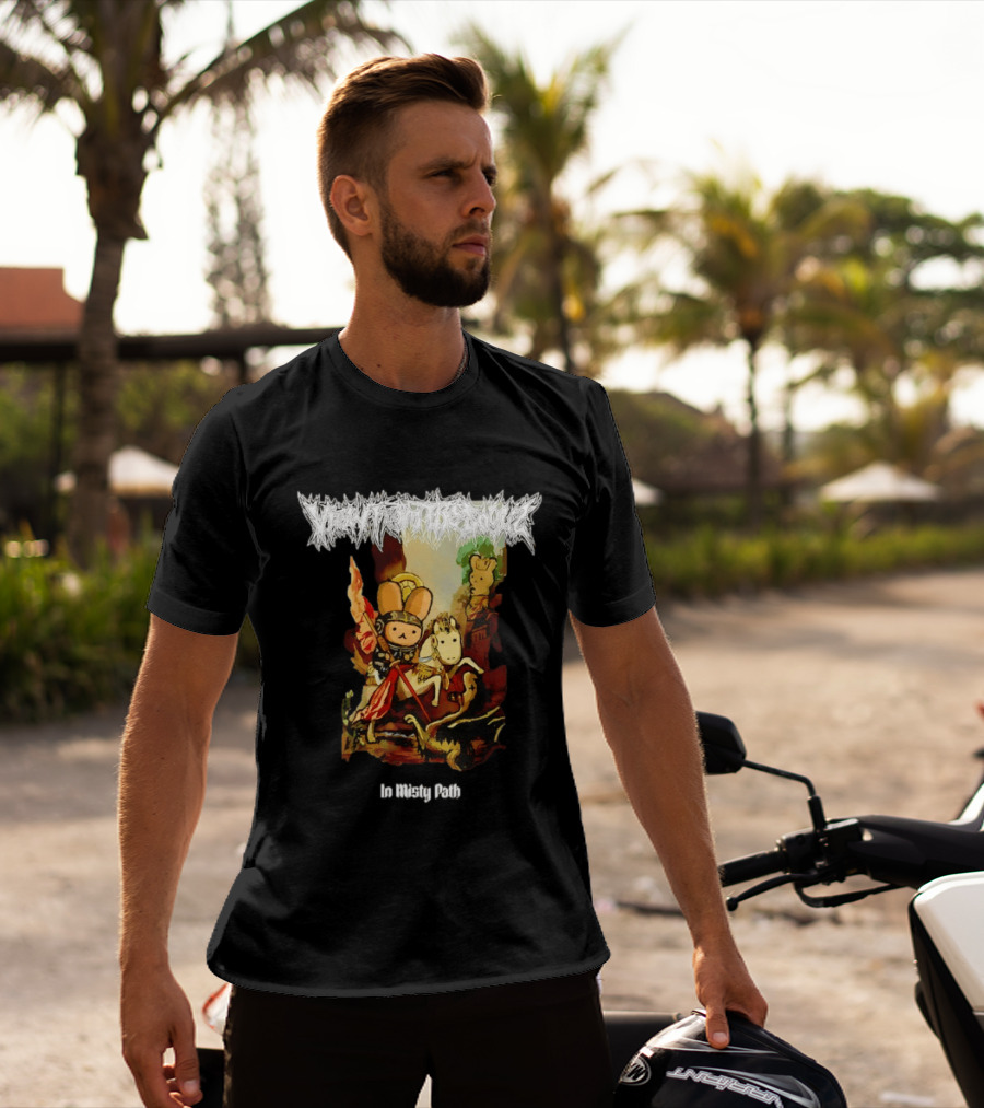 View From The Soul In Misty Path T-Shirt