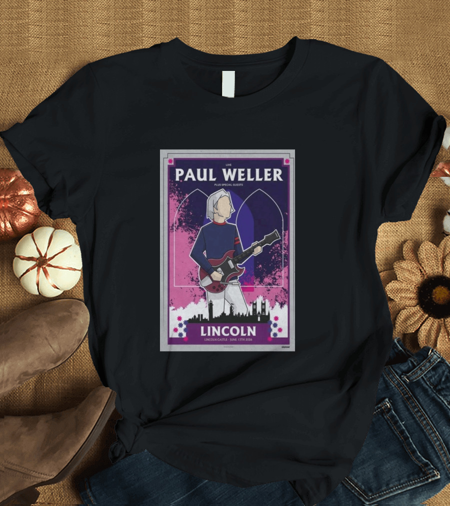 LIVE Paul Weller Plus Special Guests Lincoln Castle June 13th 2026 T-Shirt