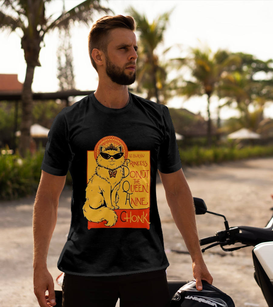 Princess Donut The Queen Anne Chonk Dungeon Crawler Carl Cat T-Shirt