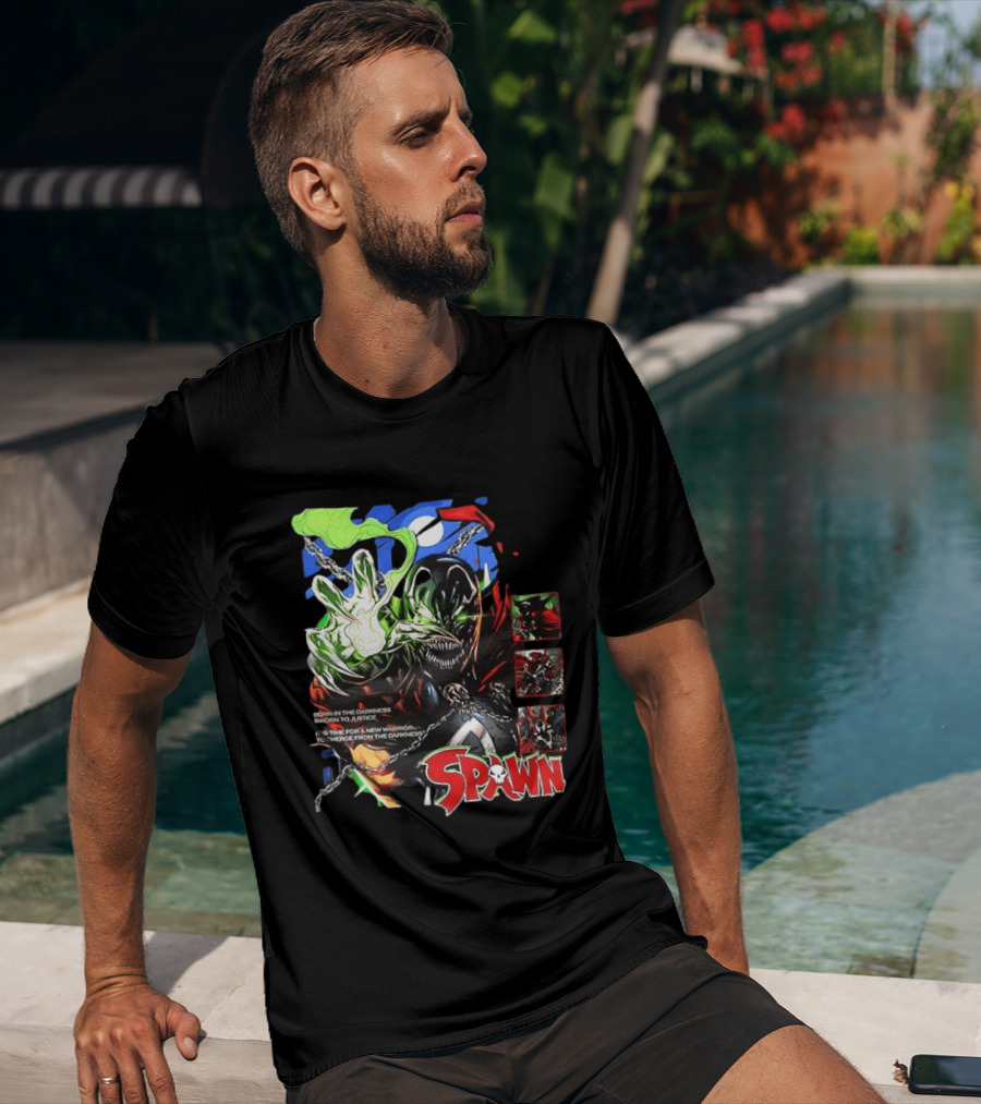 Spawn Born In The Darkness Sworn To Justice New Warrior Emerges T-Shirt