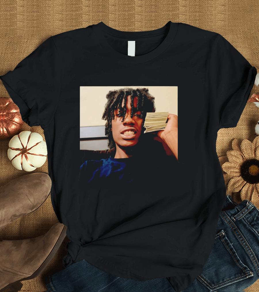 Lil Double 0 Rapper Hip Hop Money Stack Pose T-Shirt