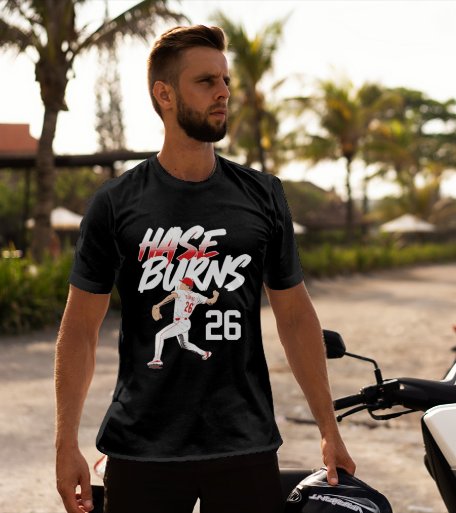 Chase Burns Cincinnati Reds Baseball Ace Number 26 T-Shirt