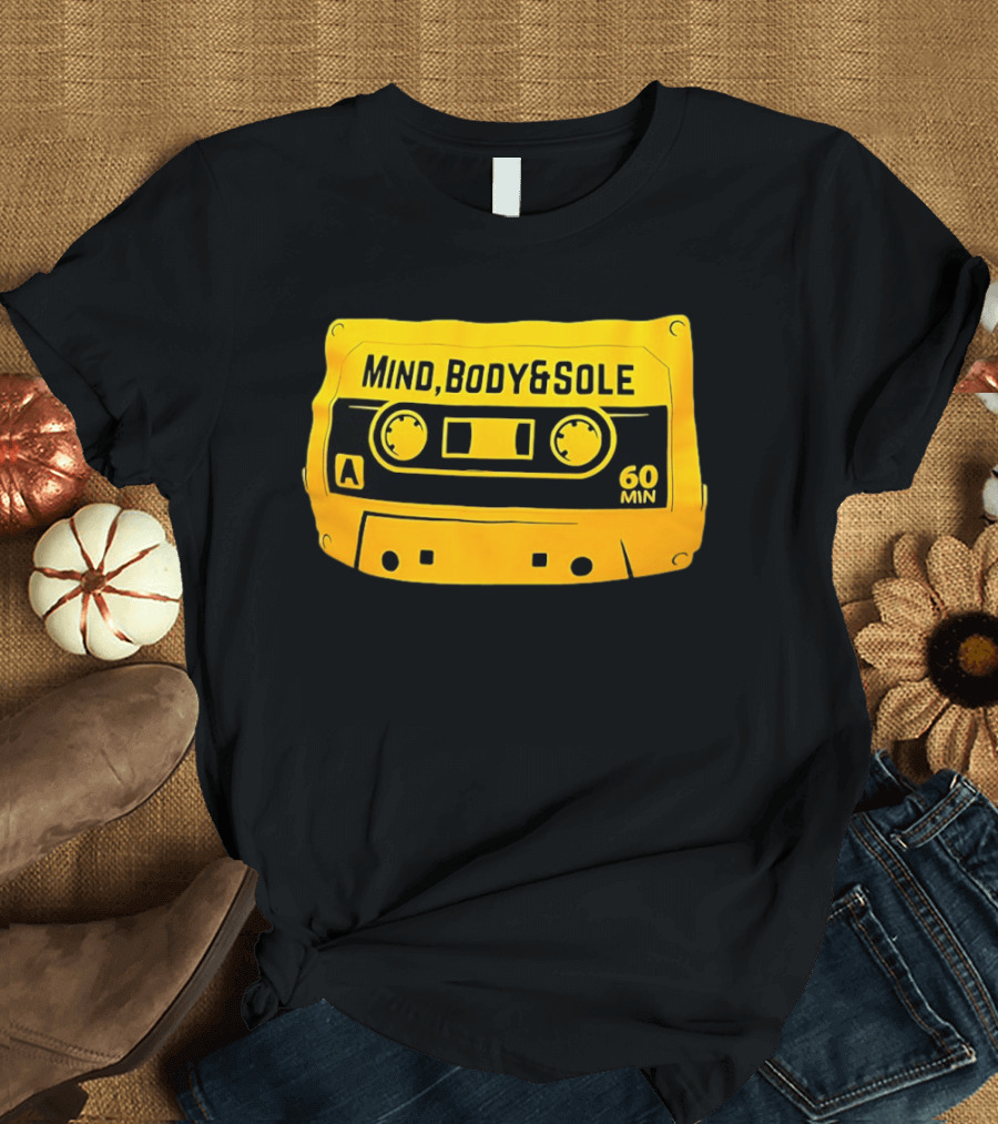Mind Body & Sole Cassette Tape 60 Min Music T-Shirt