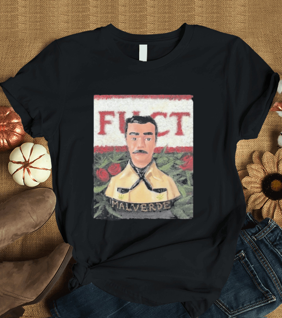 Fuct Malverde Red Roses T-Shirt