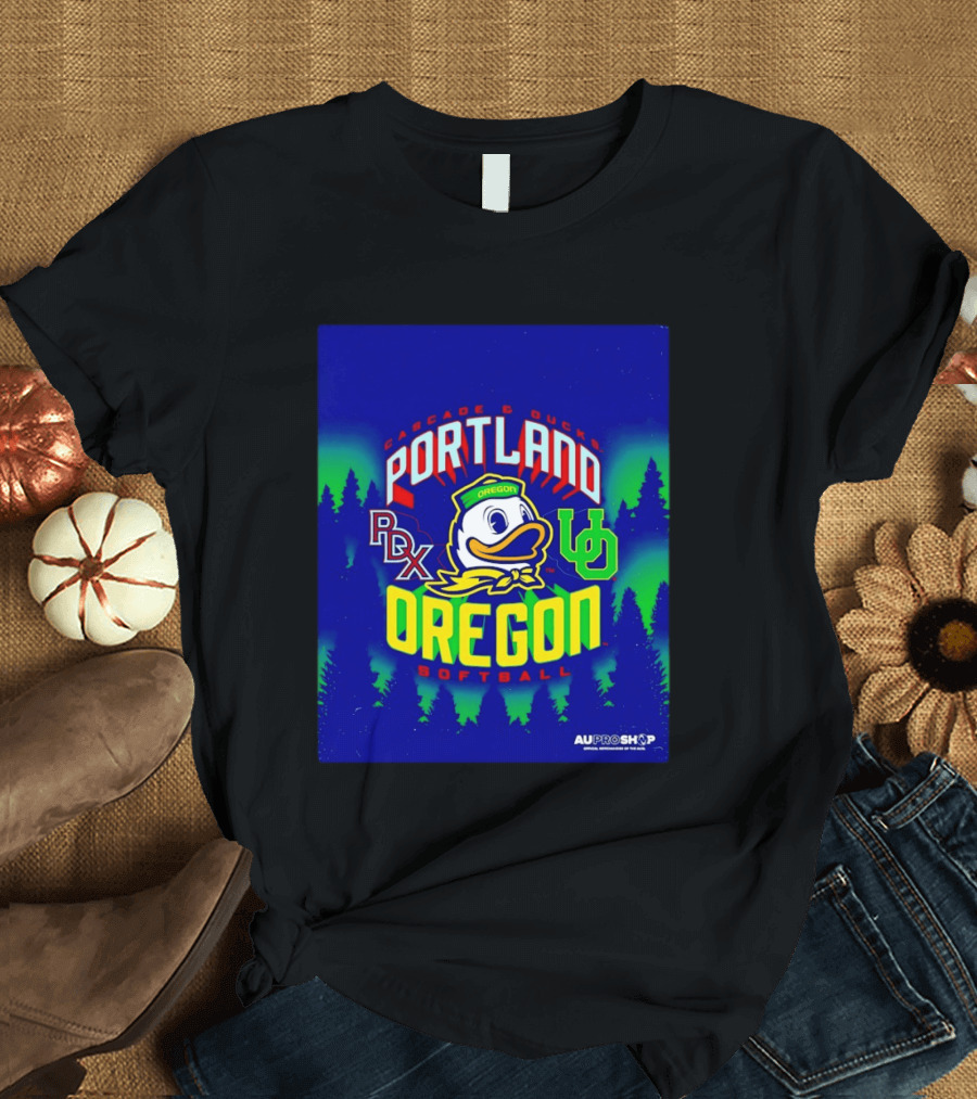 Cascade Ducks Portland RDX Oregon Softball T-Shirt