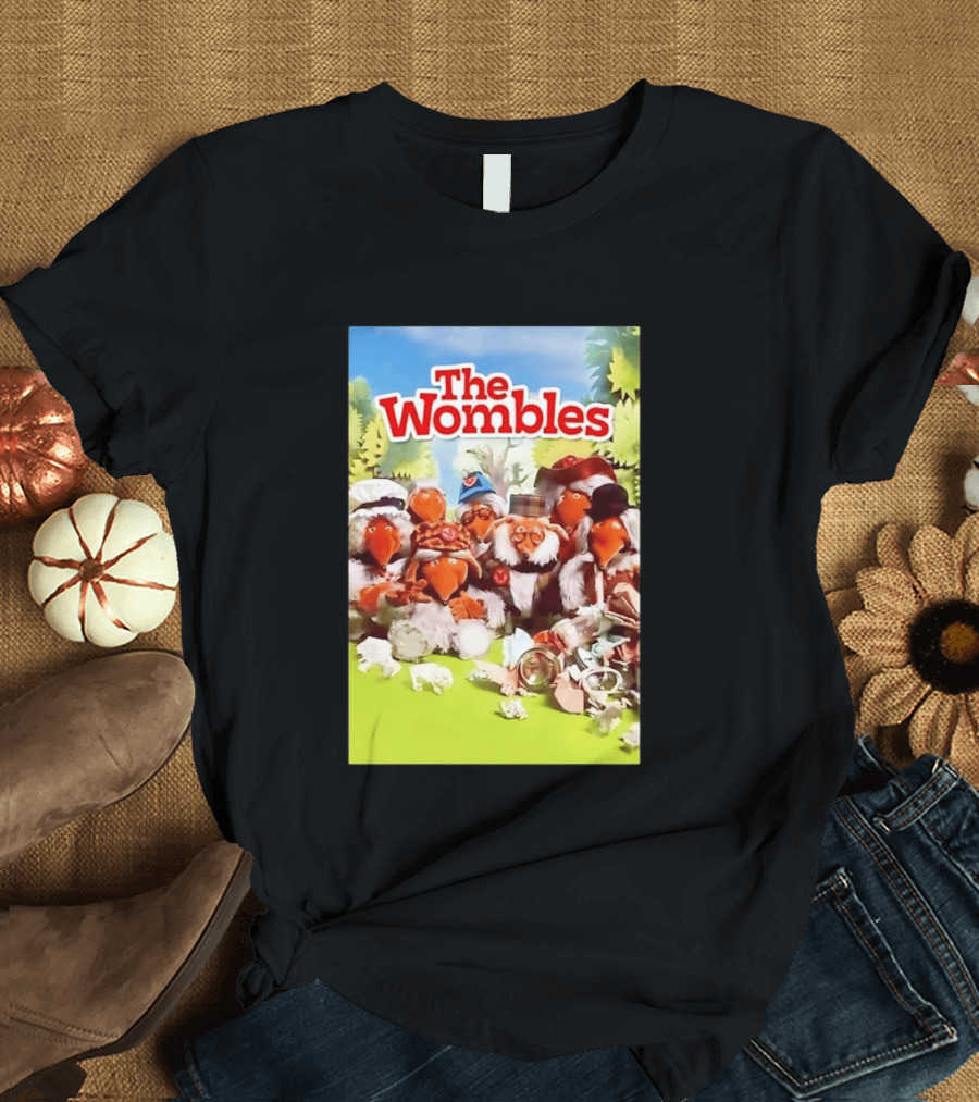 The Wombles Cartoon Characters Cleanup Adventure T-Shirt