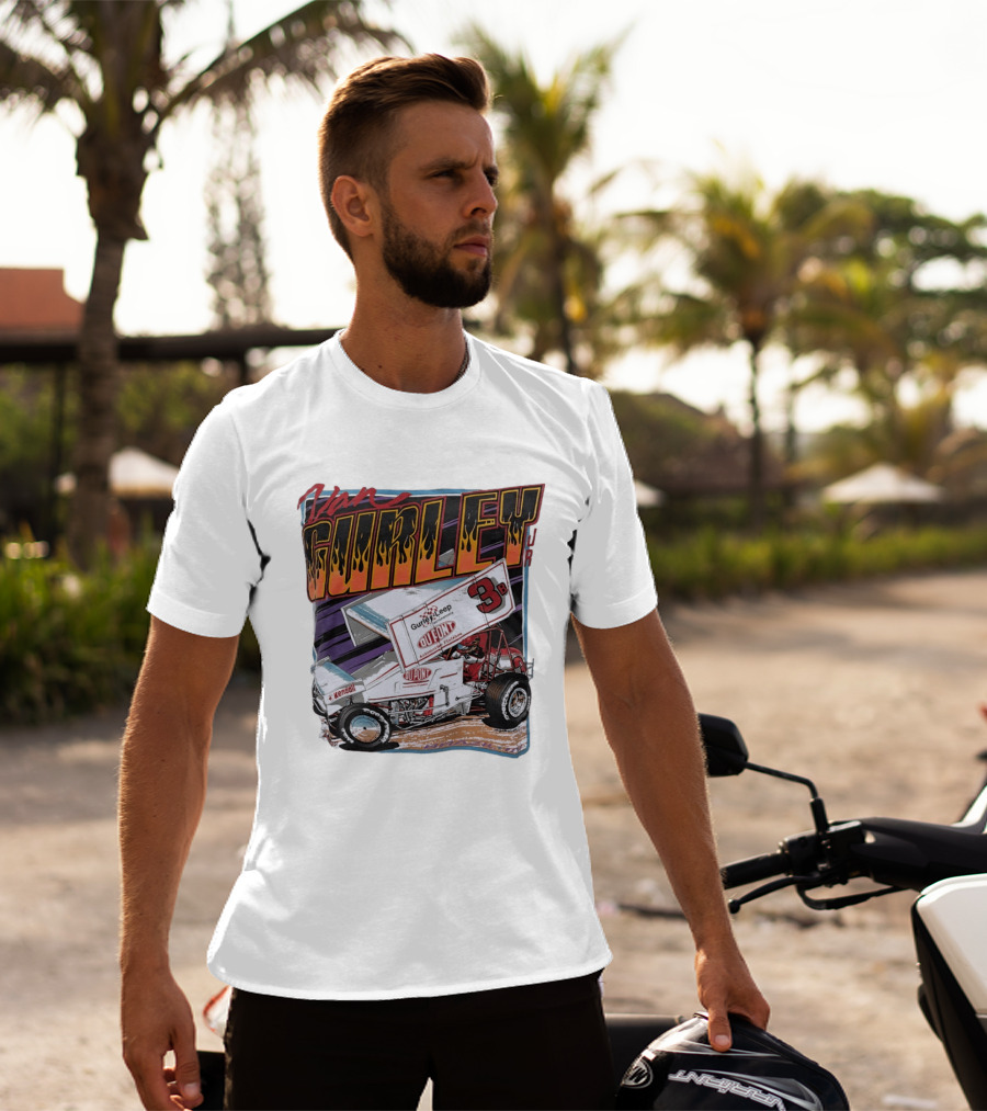 Van Gurley Jr 3B Gurley Leep Motorsports DuPont Sprint Car Racing Kendall T-Shirt