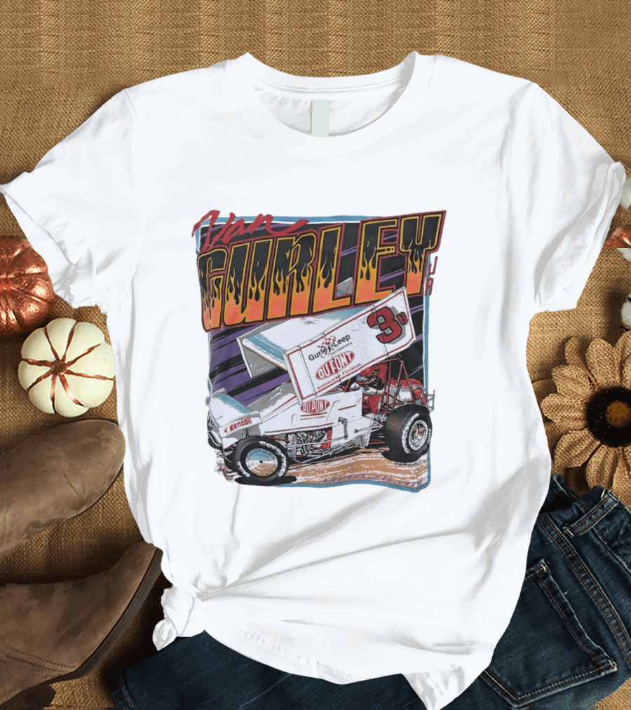Van Gurley Jr 3B Gurley Leep Motorsports DuPont Sprint Car Racing Kendall T-Shirt