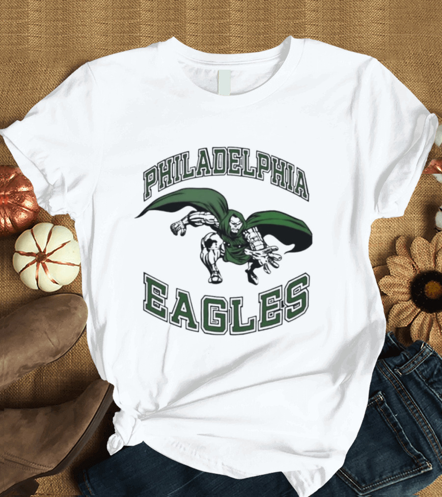 Philadelphia Eagles 2026 Doom Football Fan Gear T-Shirt