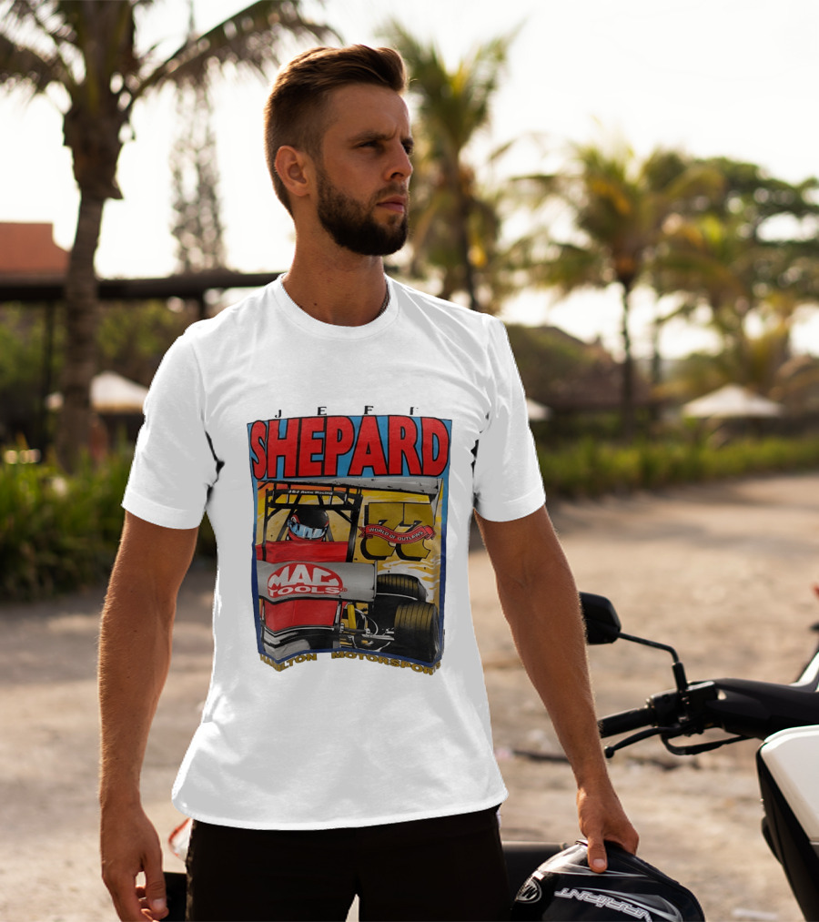 Jeff Shepard Mac Tools World Of Outlaws Racing Hamilton Motorsports T-Shirt