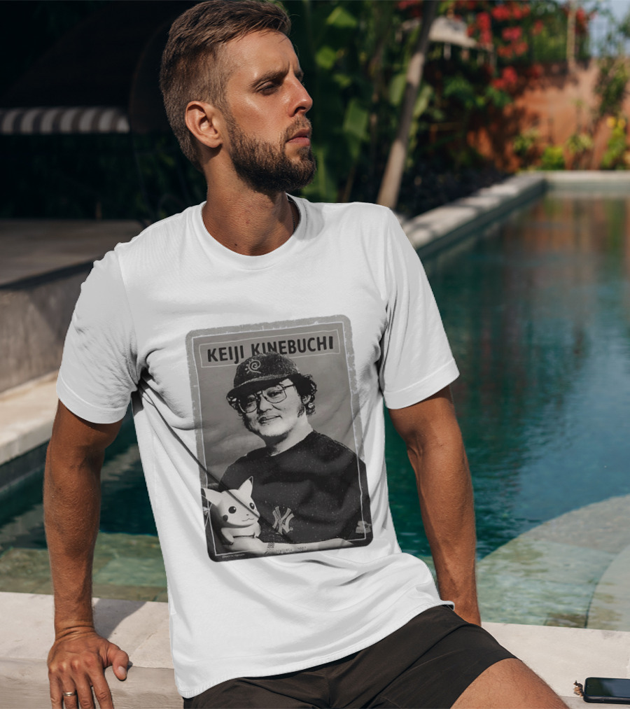 KEIJI KINEBUCHI Memorial 1956 2002 Pikachu NY Yankees Hat T-Shirt