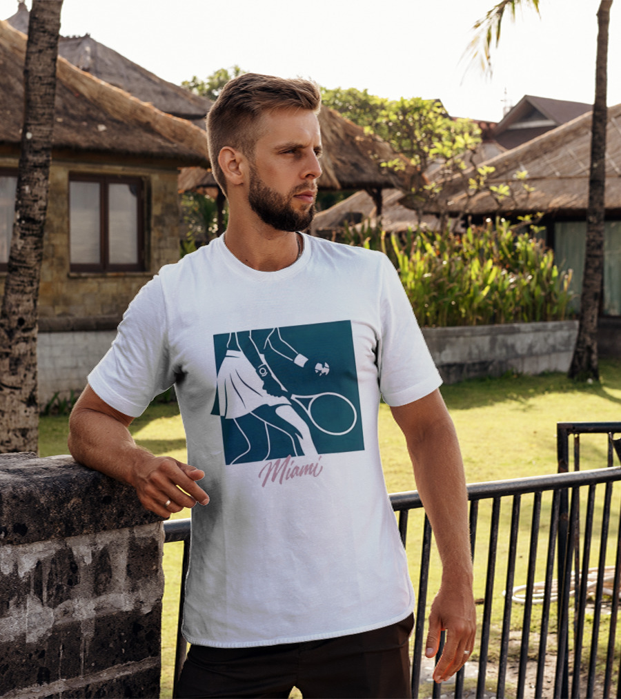 Miami Tennis Player T-Shirt