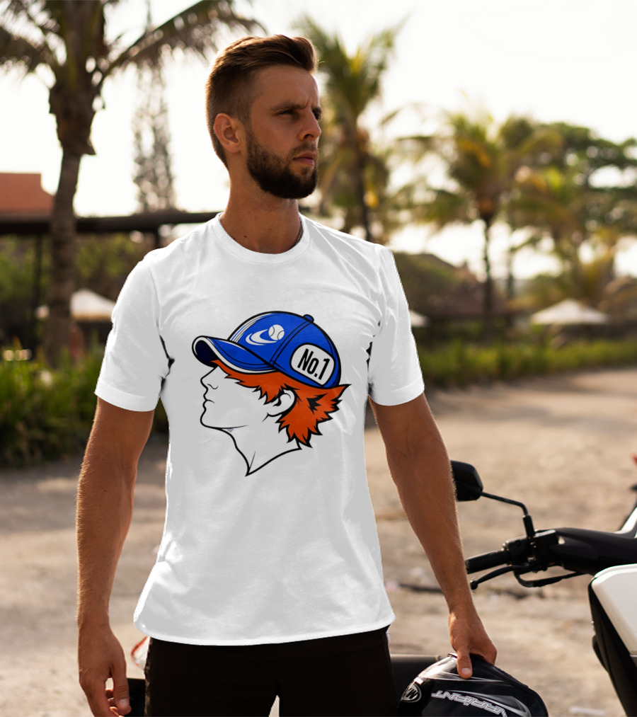 No1 Tennis Player Profile Athlete Sports Baseball Cap T-Shirt