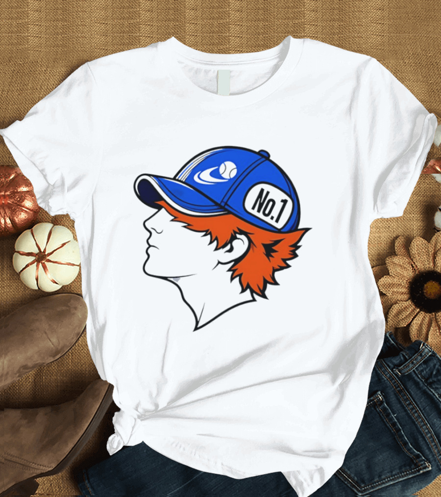 No1 Tennis Player Profile Athlete Sports Baseball Cap T-Shirt