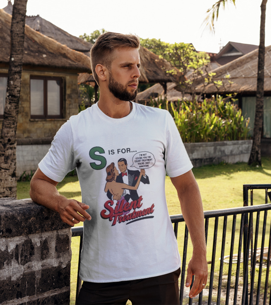 S Is For Silent Treatment Dancing Couple T-Shirt