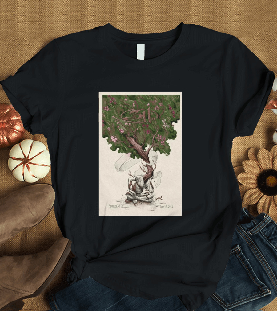 311 Syracuse NY July 19 2026 Tree And Blossoms Tour T-Shirt