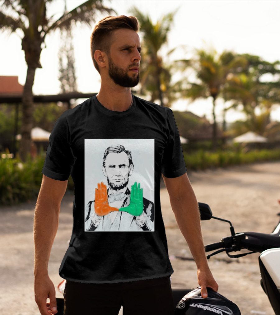 Abraham Lincoln Miami Hurricanes U Hands T-Shirt