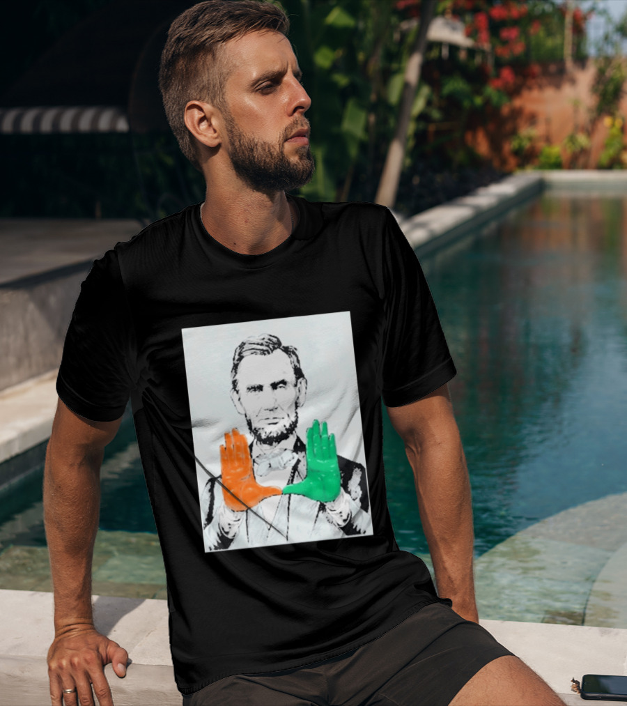 Abraham Lincoln Miami Hurricanes U Hands T-Shirt