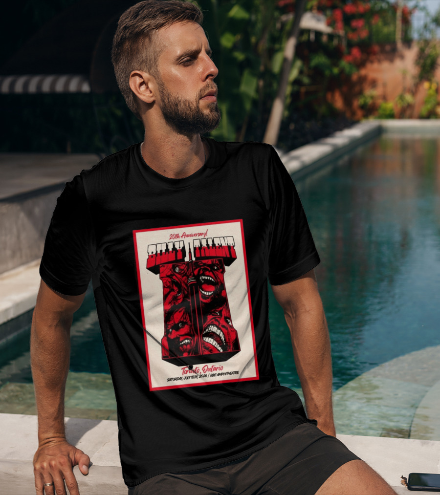 Billy Talent 20th Anniversary Toronto Ontario July 18 2026 T-Shirt